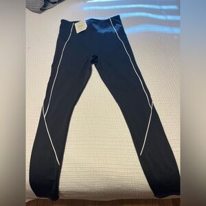 Fabletics high waisted piped Motion 365 leggings, size S